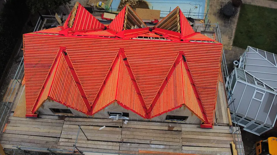 Loft and extension roof construction by Roofers of Surrey